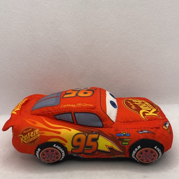 Disney Pixar Cars Lightning McQueen Plush Soft Toy 7" - Picture 6 of 15